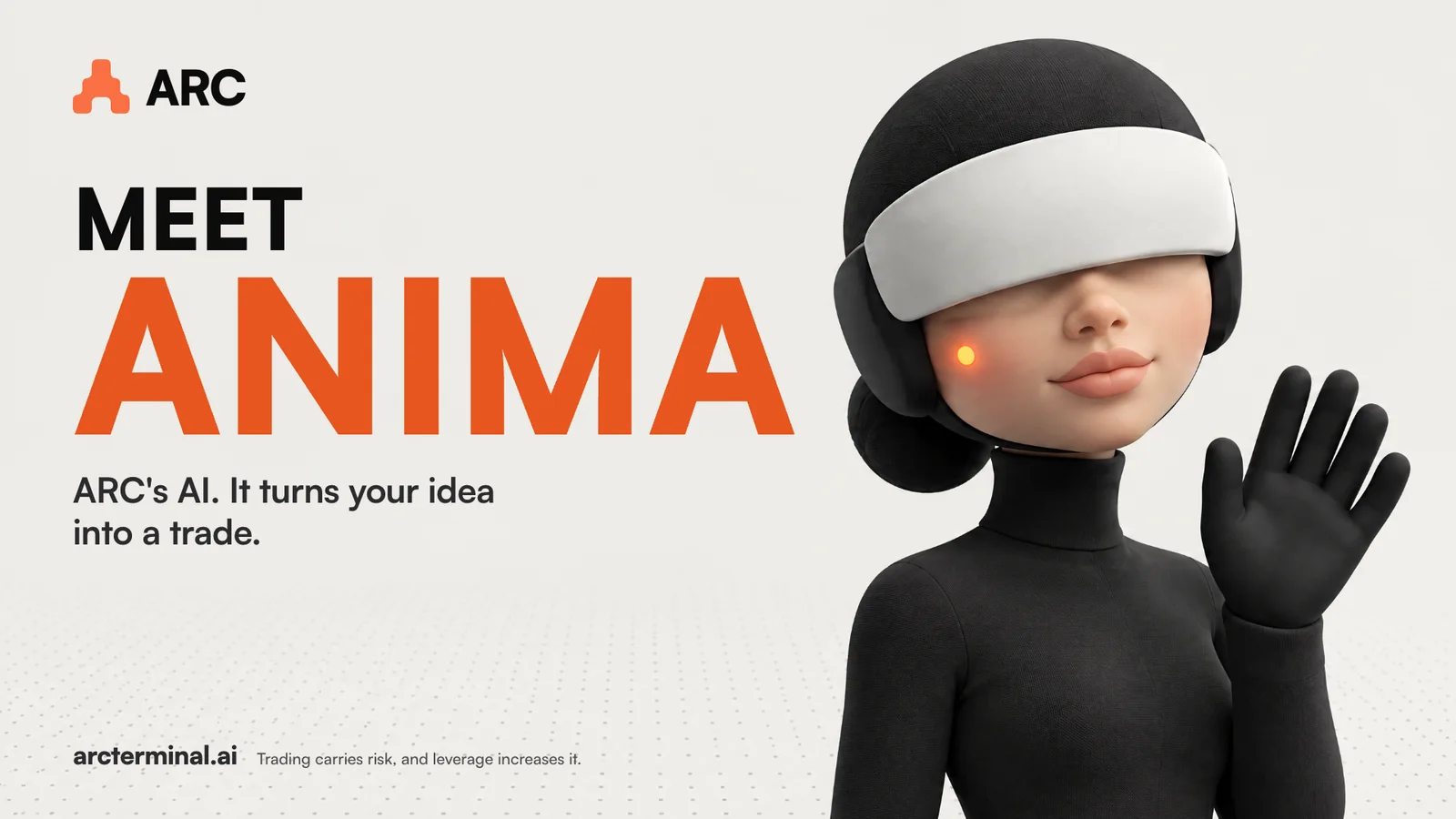 Meet ANIMA: ARC’s AI. It turns your idea into a trade.